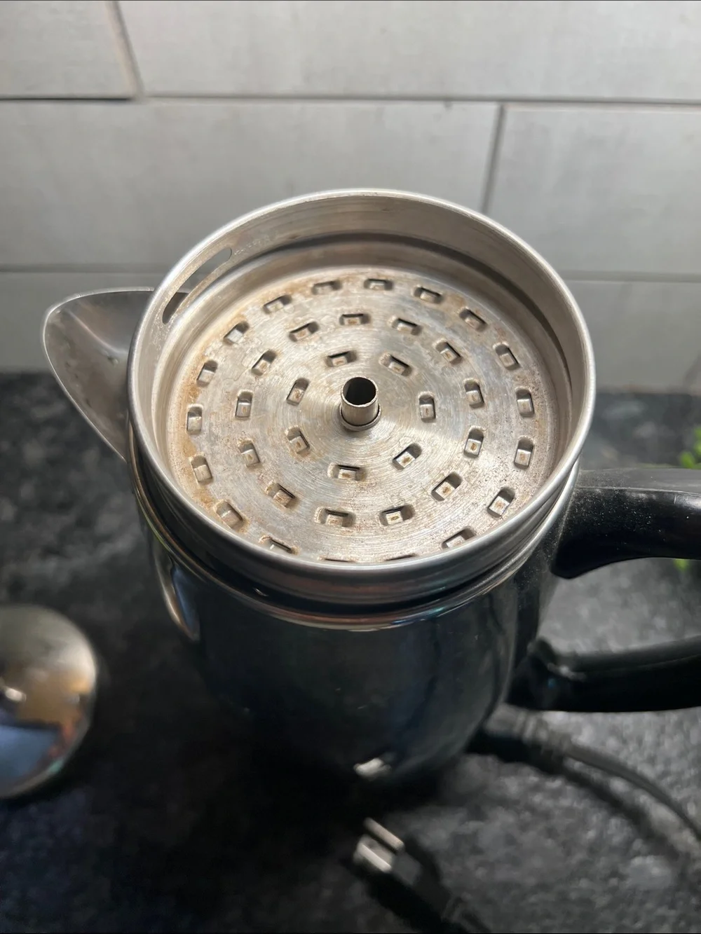 Farberware Stainless Steel Coffee Percolator. 12 cup. Heats immediately. Exc con